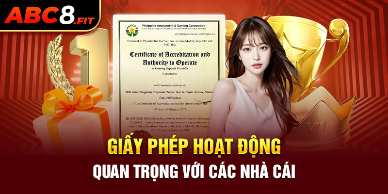 Giấy phép hoạt động rất quan trọng với ABC8 